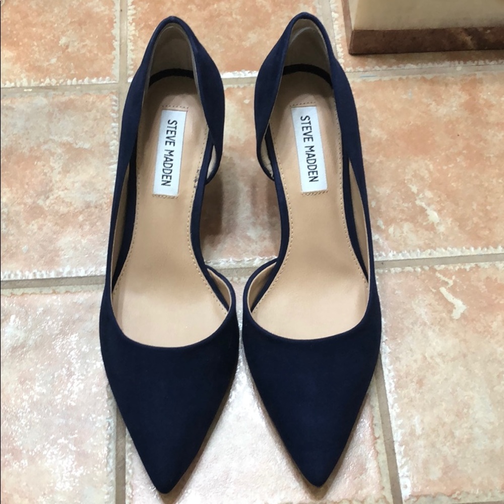 Dark blue Steve Madden dress shoes